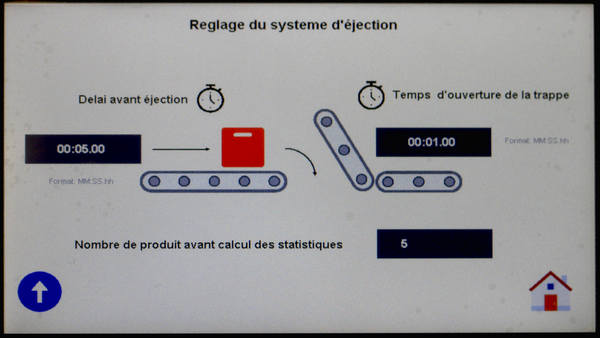 Écran pour pesage dynamique , type "Process" controle du tapis peseur - Écran pour pesage dynamique , type "Process"