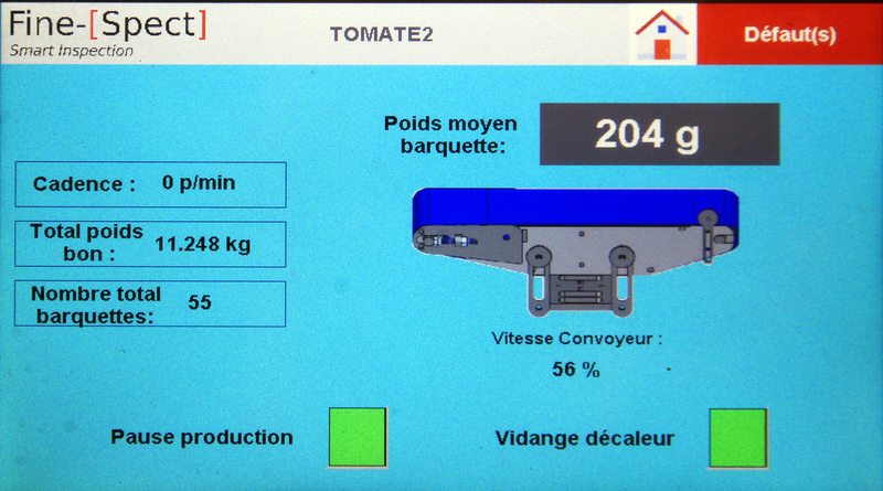 Remplissage et controle de barquettes de fruits Remplissage de barquettes de fraises 1 - Remplissage et controle de barquettes de fruits