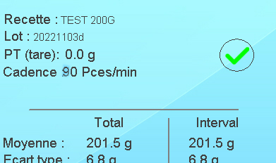 Production ok trieuse FW120