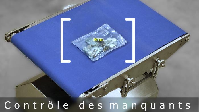 Verification des sachets de pieces - Contrôle de manquants par pesage à haute cadence