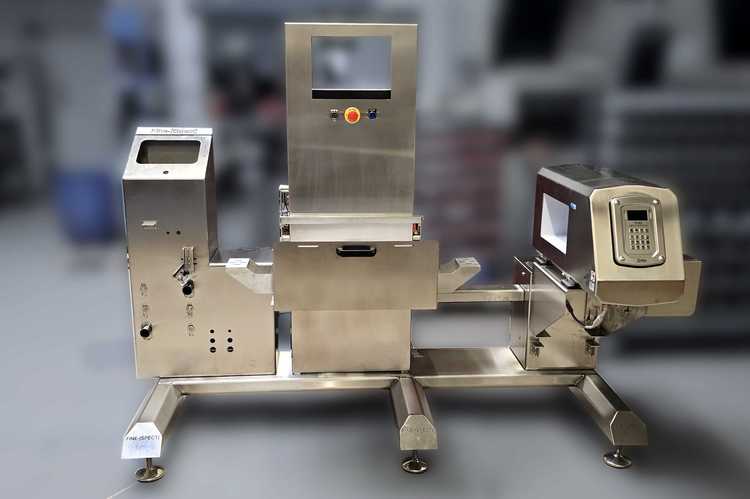 Trieuse pondérale combinée avec étiqueteuse et détection magnétique